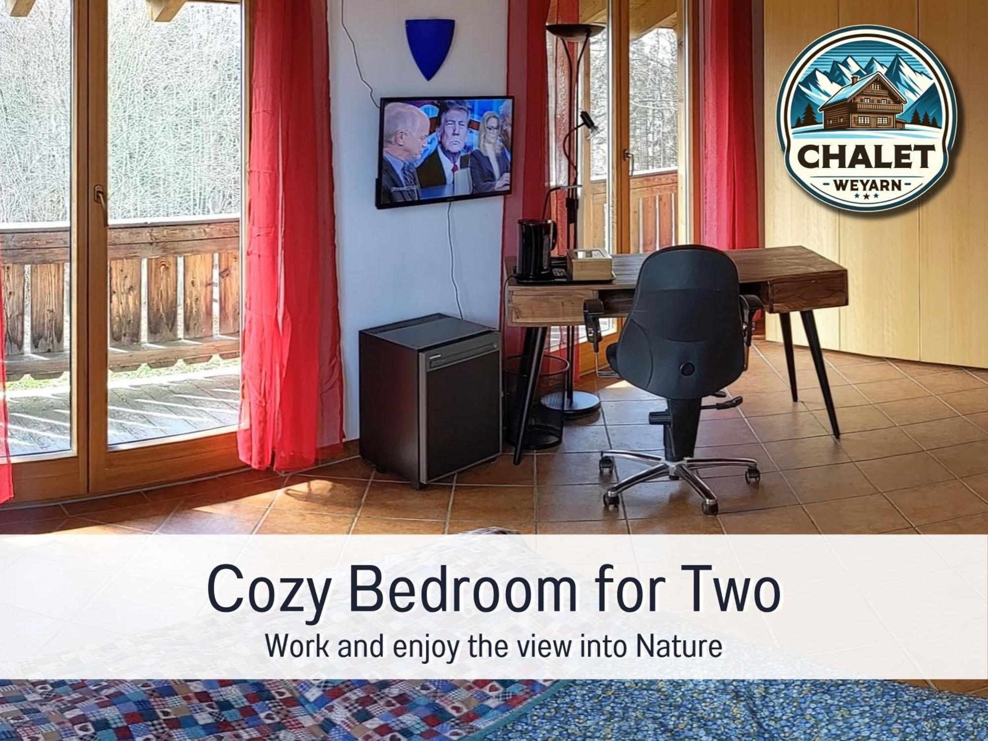 Chalet Weyarn - Doppelzimmer Mit Gartenblick Exterior foto